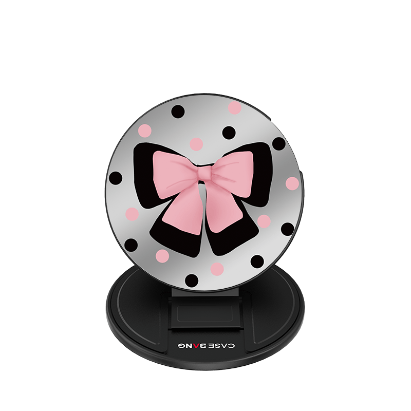 POLKA DOTS BOW Magsafe Grip Stand - CaseBangMagsafe Grip StandCaseBangBack Cover